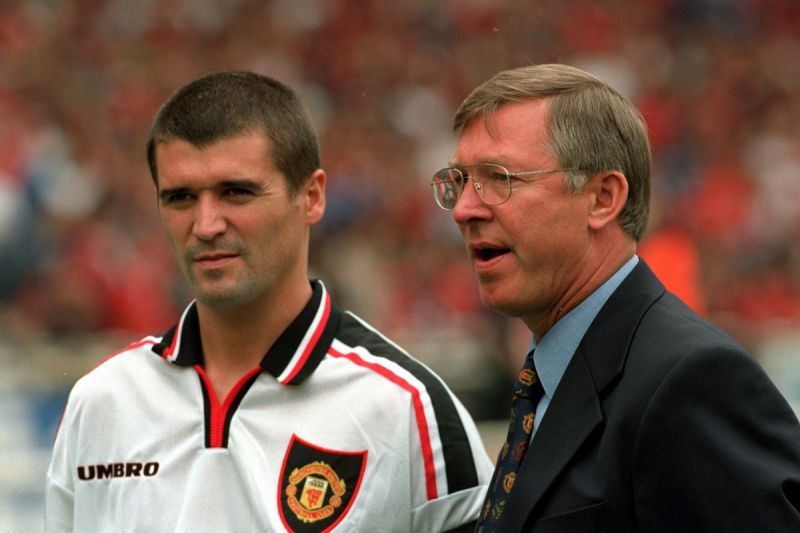 Roy Keane and Sir Alex Ferguson