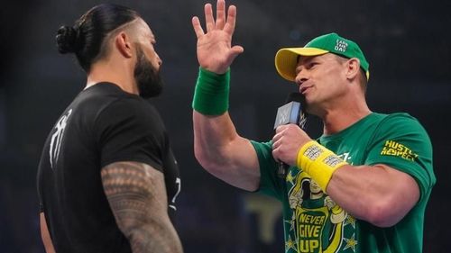 Roman Reigns and John Cena