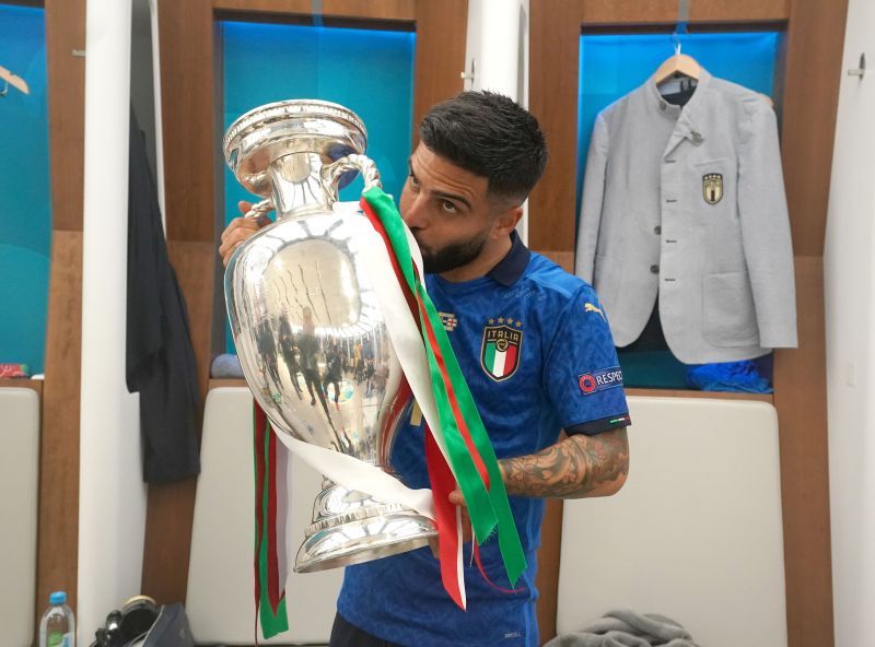 Lorenzo Insigne with Italy