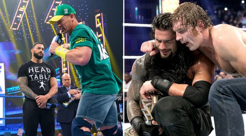 John Cena accusing Roman Reigns of running Dean Ambrose out of WWE; Reigns and Ambrose
