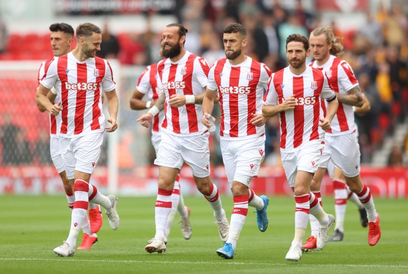 Stoke City play Reading in a championship game on Saturday