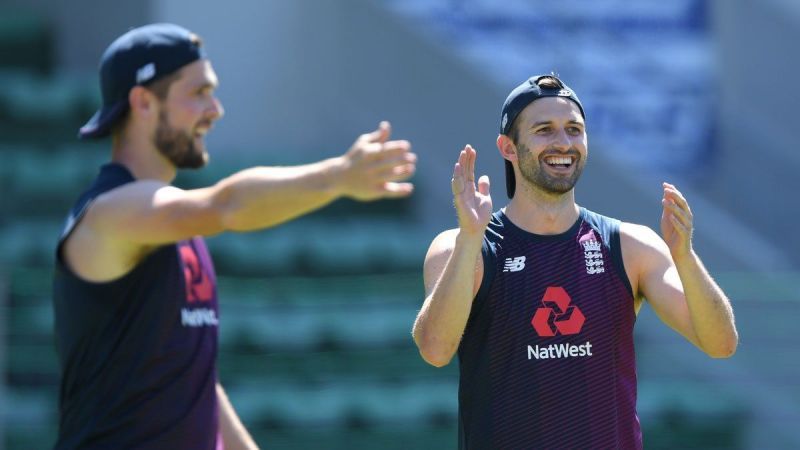 Chris Woakes and Mark Wood. (Image Credits: Twitter)