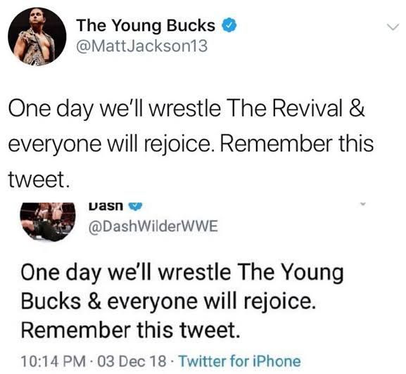 The back and forth between The Young Bucks and FTR