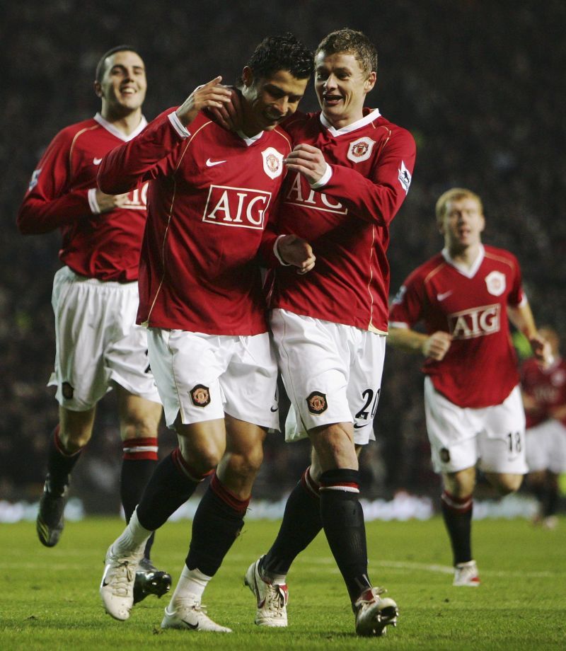 Cristiano Ronaldo and Ole Gunnar Solskjaer have previously played together.