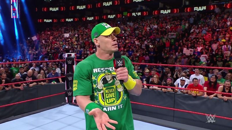 John Cena appeared after WWE RAW went off-air