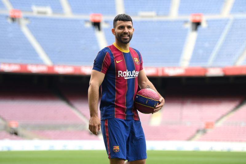 The striker joined Barcelona this summer