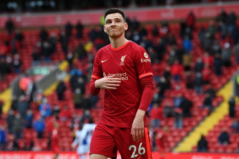 Andrew Robertson has sizzled for Liverpool in the Premier League.