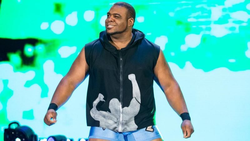 Keith Lee making his entrance to the ring