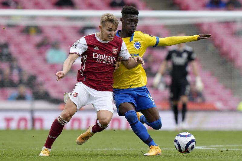 Yves Bissouma in action for Brighton