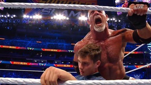 Goldberg did not have a good showing at WWE SummerSlam 2021