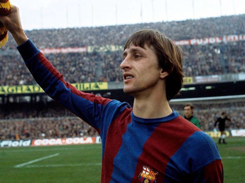 Johan Cruyff at Barcelona (pic cred: Goal)