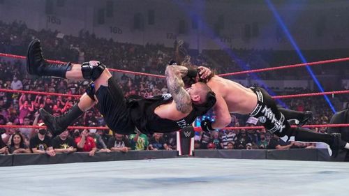 Randy Orton dropped AJ Styles with an RKO on Raw