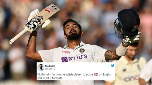 Fans hail KL Rahul after his sensational hundred