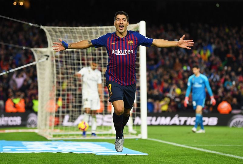 Luis Suarez scored a wonderful hat-trick