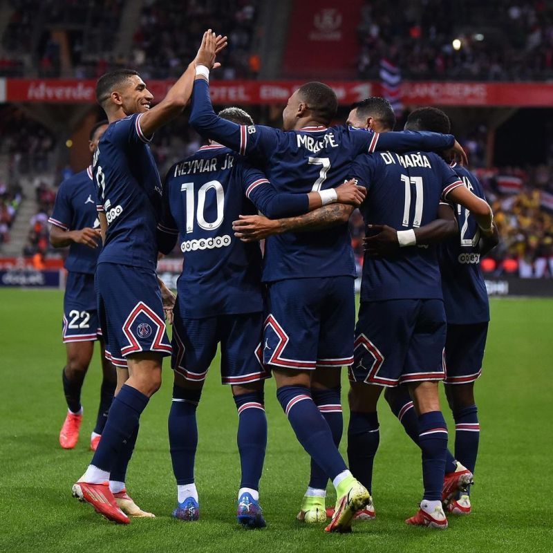 PSG secured a 2-0 victory over Stade de Reims; image via Instagram @psg