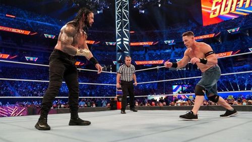 Roman Reigns defeated John Cena at WWE SummerSlam