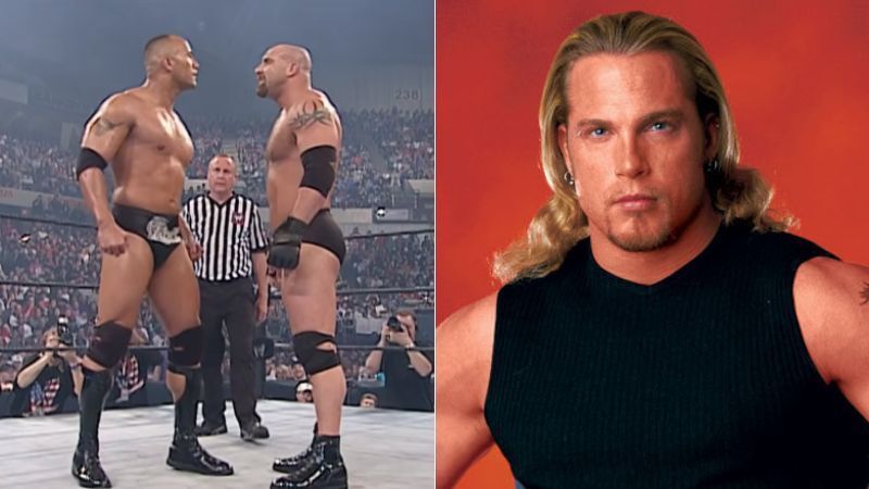 Goldberg faced The Rock at WWE Backlash 2003, but his singles match against Test never happened.