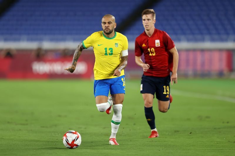 Dani Alves successfully helped Brazil retain their Olympic title