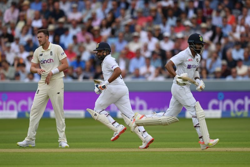 KL Rahul and Rohit Sharma added 126 for the opening wicket at Lord&rsquo;s. Pic: Getty Images