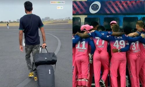 Rajasthan Royals have landed in the UAE for the remainder of IPL 2021