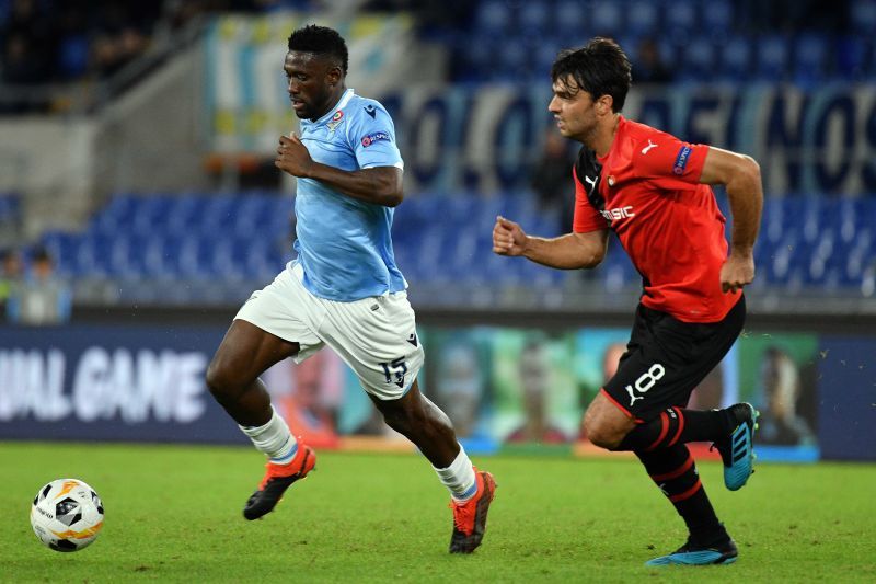 Clement Grenier (right) in action for Stade Rennes