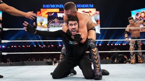 Bad Bunny competing at WrestleMania 37