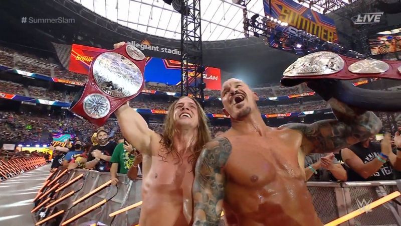 Randy Orton and Riddle issued a challenge for the RAW Tag Team Championships