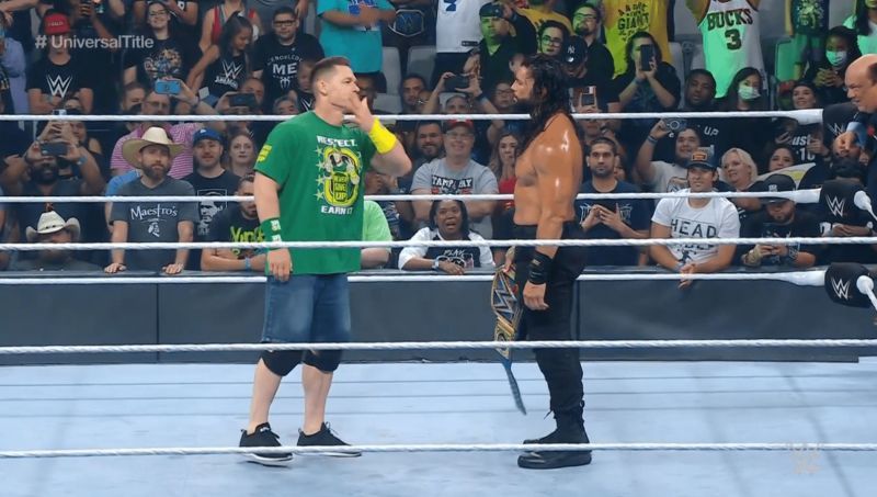 John Cena and Roman Reigns