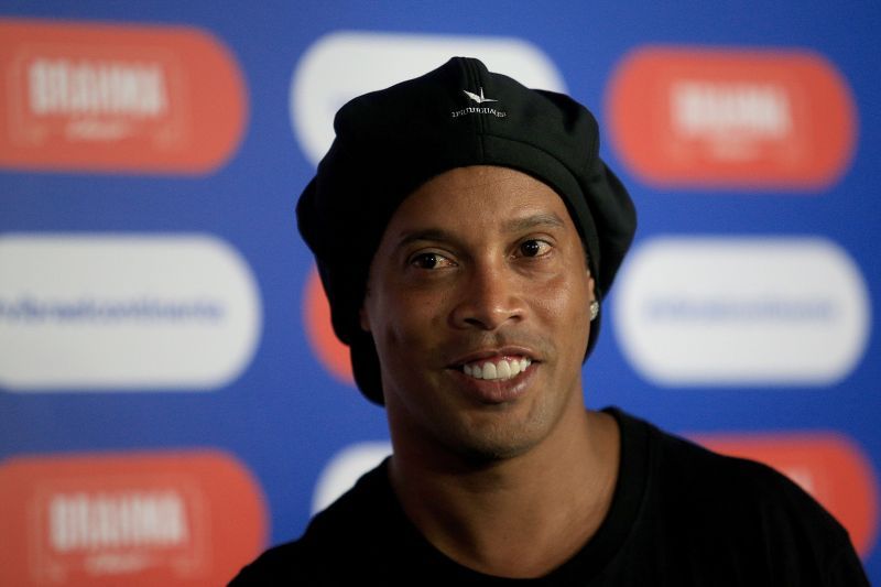 Ronaldinho at the Copa America 2019 Official Draw