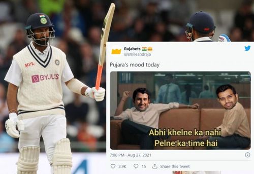 Twitter reactions to Pujara's unbeaten knock on day 3