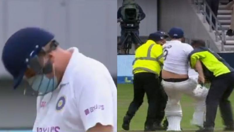 Pitch invader Jarvo at Headingley on Friday