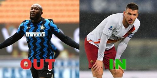 Dzeko joined Inter following Lukaku's departure