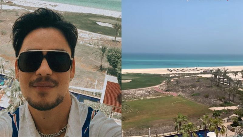 Ishan Kishan in Abu Dhabi (Image Source: Instagram)