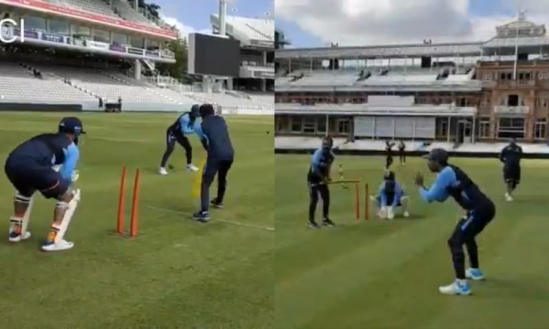 Rishabh Pant undergoes special wicket-keeping training ahead of the second Test.