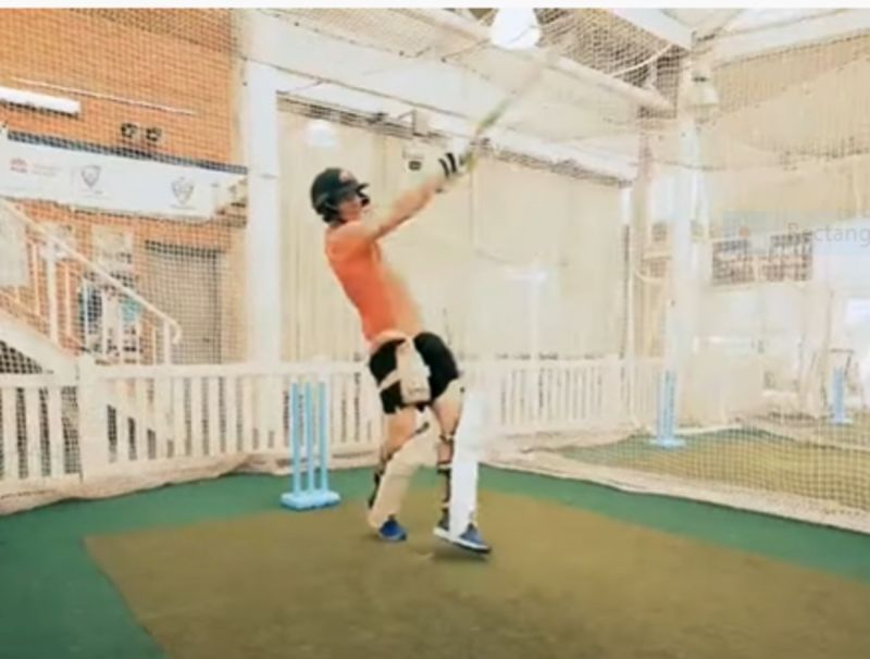 Steve Smith has mastered the art of playing the pull shot (PC: YouTube Steve Smith Cricket Academy)