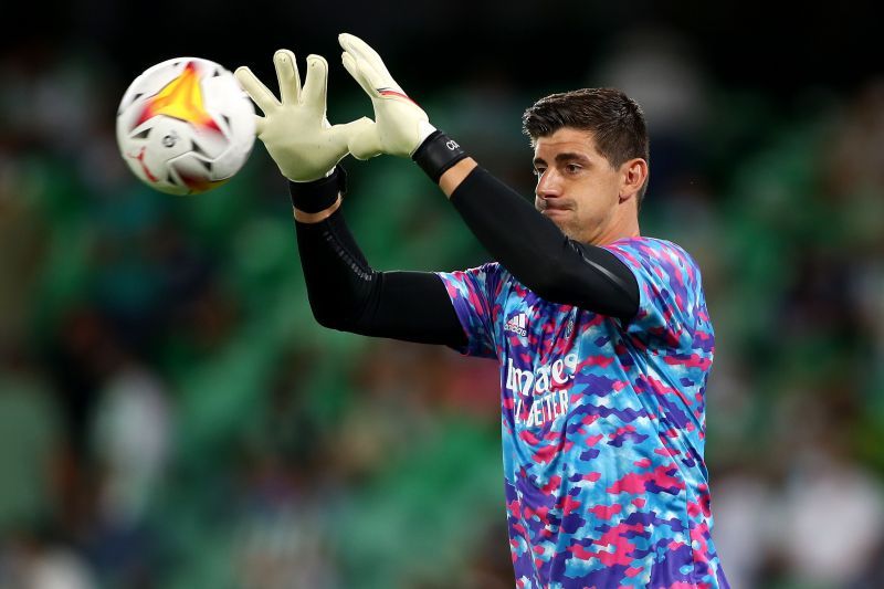Thibaut Courtois made a fine save in the dying seconds to deny Betis an equalizer