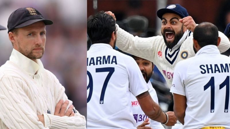 Joe Root (L) speaks about tacking Virat Kohli&#039;s aggression at Headingley.