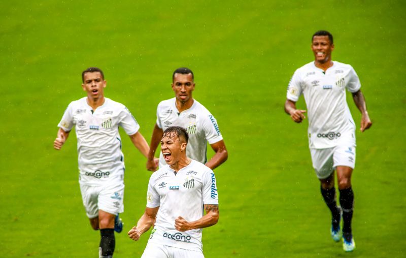 2020 Brasileirao Series A: Gremio v Santos Play Behind Closed Doors Amidst the Coronavirus (COVID - 19) Pandemic