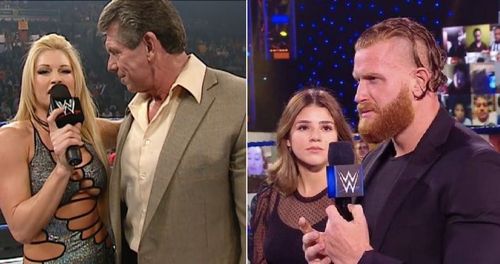 Sable and Vince McMahon; Aalyah and Murphy