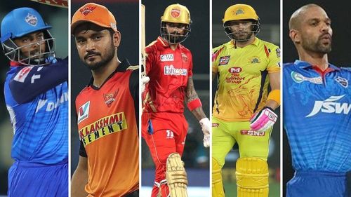 Five players with the most 50-plus scores in IPL 2021