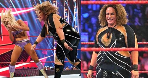 Nia Jax and Charlotte Flair landed real strikes during the chaotic RAW match.