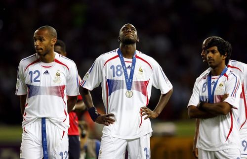 Vikash Dhorasoo (right) played in the 2006 World Cup