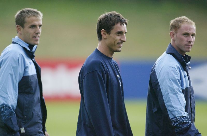 Gary Neville, Phil Neville, and Nicky Butt