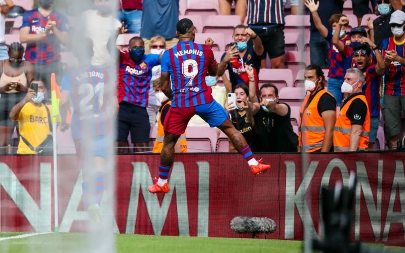 Memphis Depay was on the scoresheet as Barcelona defeated Getafe