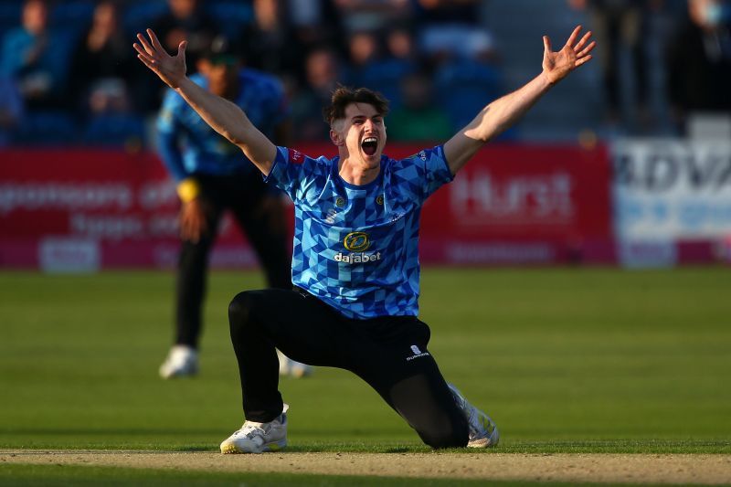 George Garton could be a dark horse for the T20 World Cup E Derbyshire Falcons v Notts Outlaws - T20 Vitality Blast 2020