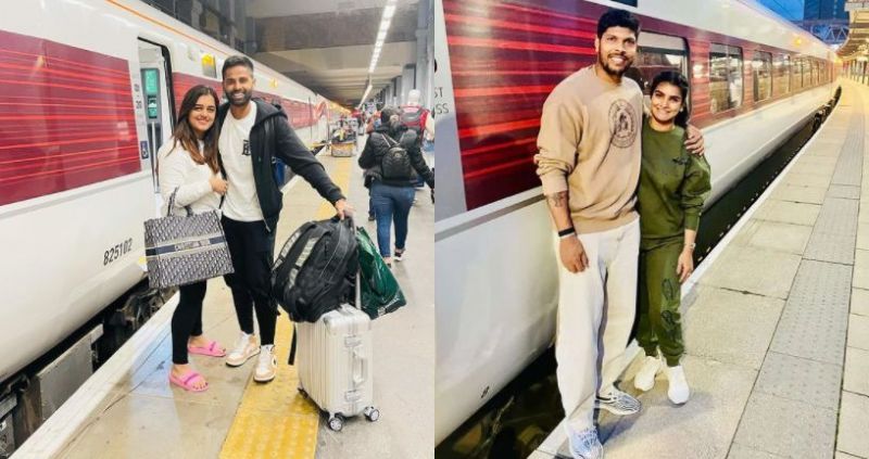 Team India members have arrived in London for The Oval Test. Pics: Instagram
