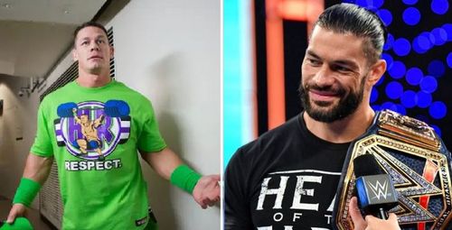 John Cena and Roman Reigns