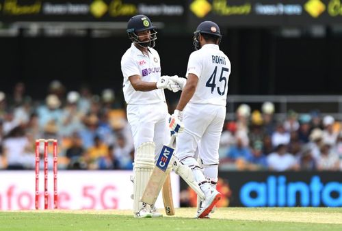 Cheteshwar Pujara and Rohit Sharma. Pic: Getty Images