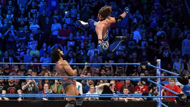 AJ Styles replaced Jinder Mahal after defeating him on WWE SmackDown