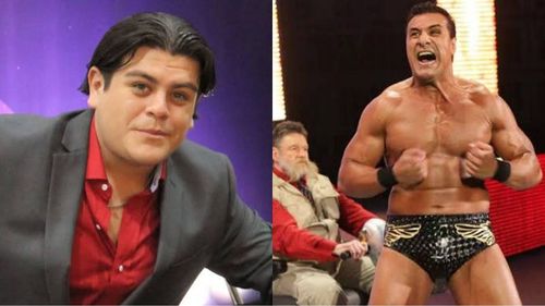 Ricardo Rodriguez (left); Zeb Colter and Alberto Del Rio (right)